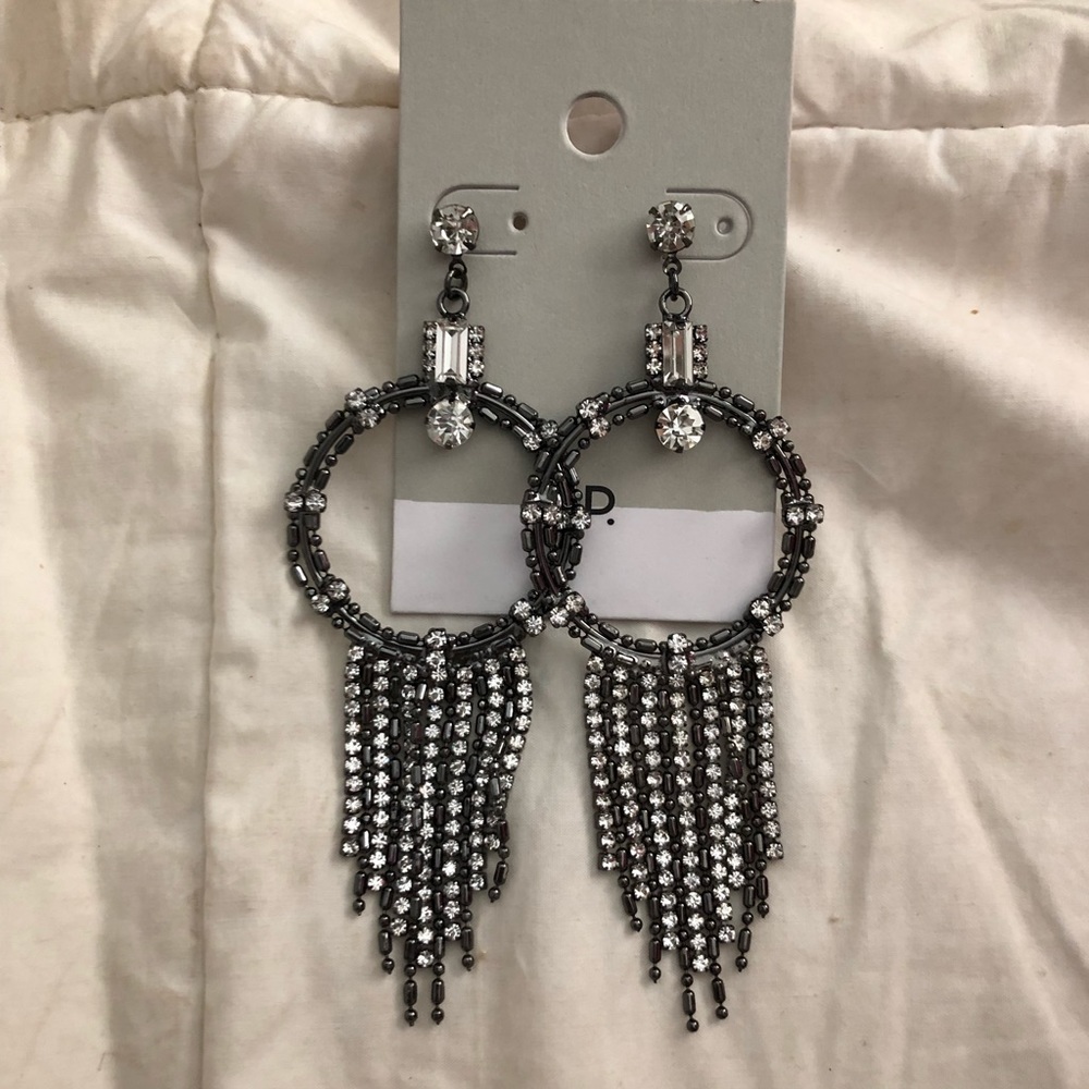 B.P. Chandelier Crystal Earrings